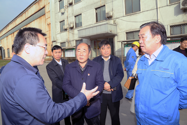 新安縣縣長(cháng)陳功到公司調研
