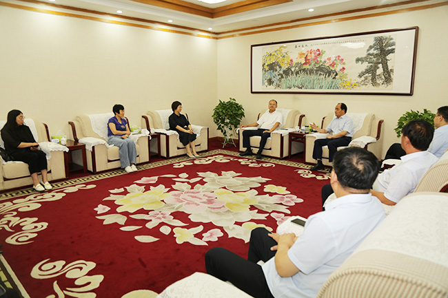 建行河南省分行項目評估中心總經(jīng)理王洪亮一行調研2×60萬(wàn)機組項目