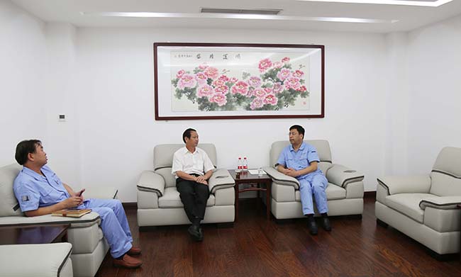 縣委書(shū)記王玉峰到萬(wàn)基控股集團調研